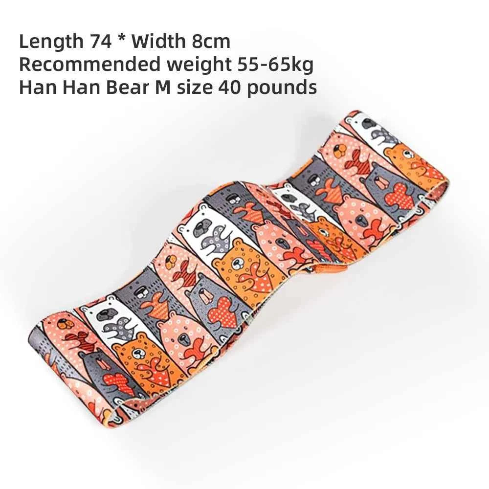 High Quality Peach Hip Loop Leg Fitness Training Loop Elastic Band Tension Band Yoga Squat Resistance Band