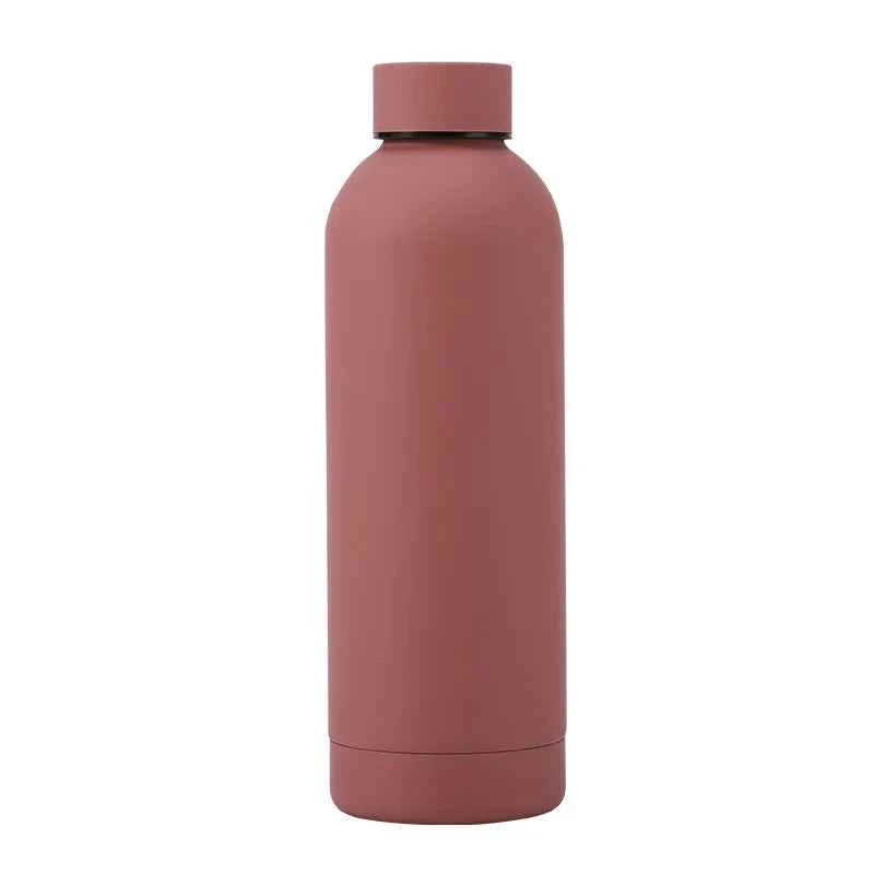 Matte Portable Stainless Steel 1000ml Water Bottle Outdoor Sports Travel Colorful Water Bottle