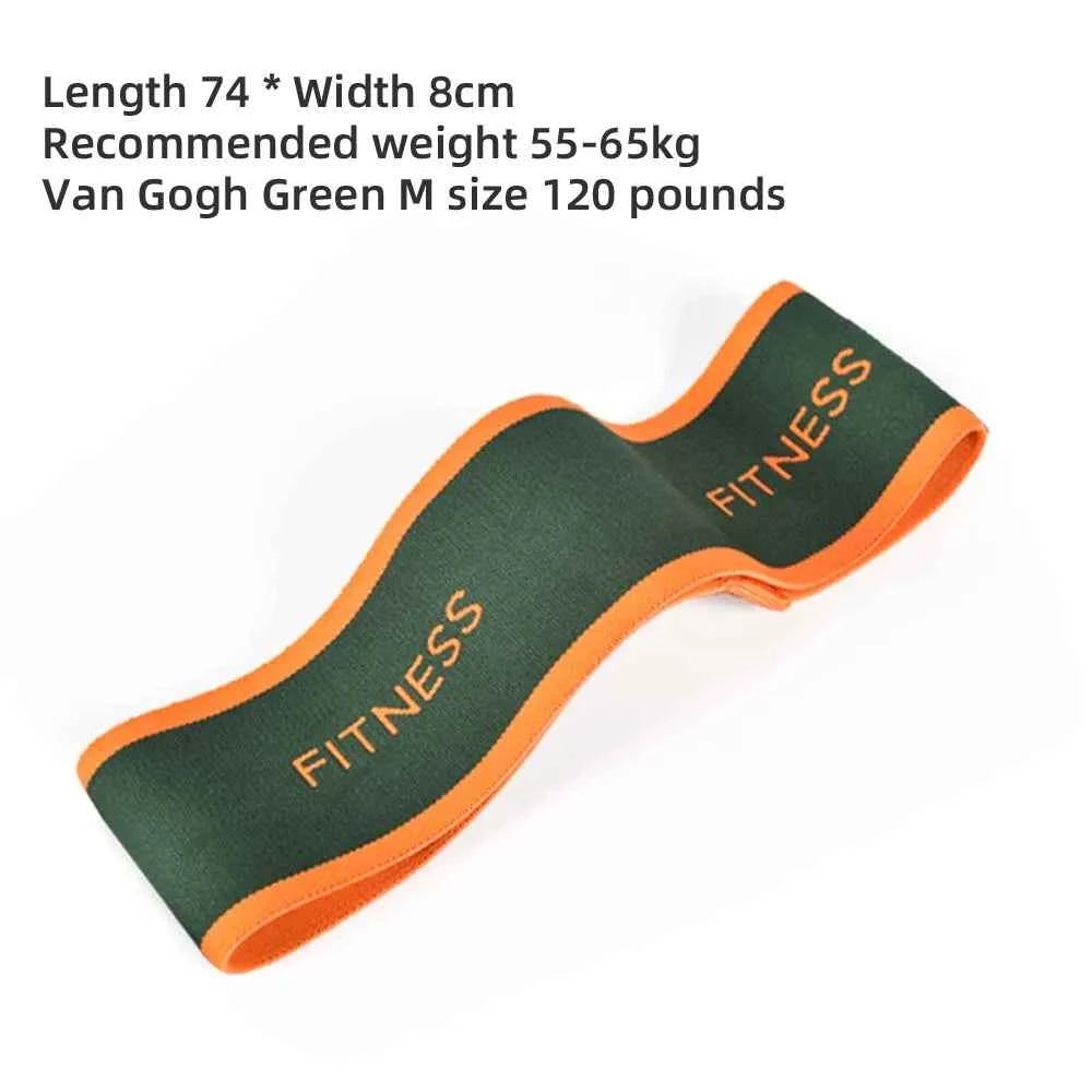 High Quality Peach Hip Loop Leg Fitness Training Loop Elastic Band Tension Band Yoga Squat Resistance Band