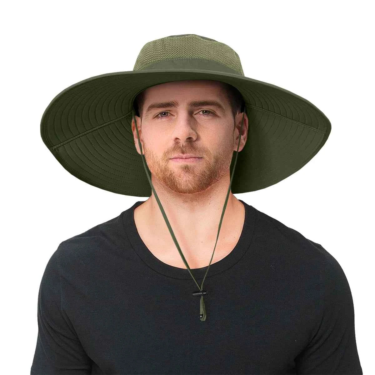 Super Wide Brim Sun Hat UPF50+ UV Protection Waterproof Nylon Bucket Hat Casual Sports Outdoor Travel Activities Fishing Hiking