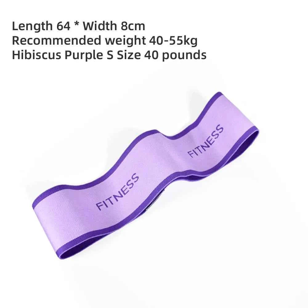 High Quality Peach Hip Loop Leg Fitness Training Loop Elastic Band Tension Band Yoga Squat Resistance Band