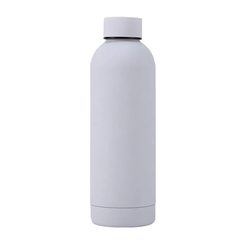 Matte Portable Stainless Steel 1000ml Water Bottle Outdoor Sports Travel Colorful Water Bottle