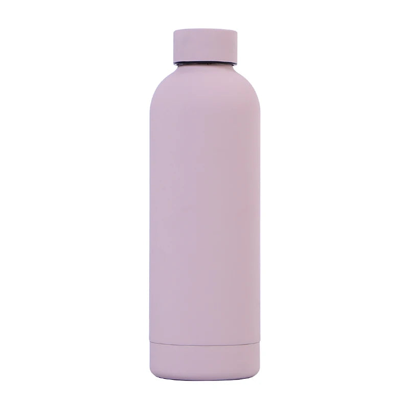 Matte Portable Stainless Steel 1000ml Water Bottle Outdoor Sports Travel Colorful Water Bottle