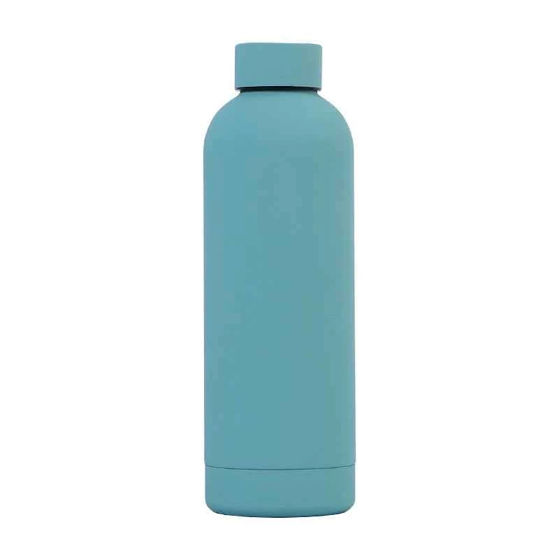 Matte Portable Stainless Steel 1000ml Water Bottle Outdoor Sports Travel Colorful Water Bottle