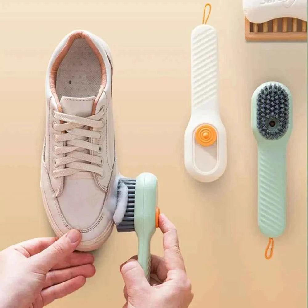 Automatic Laundry Scrub Brush With Soap Dispenser Multifunction Hydraulic Cleaning Brush Shoe Brush