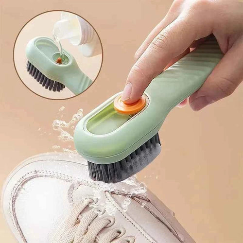 Automatic Laundry Scrub Brush With Soap Dispenser Multifunction Hydraulic Cleaning Brush Shoe Brush