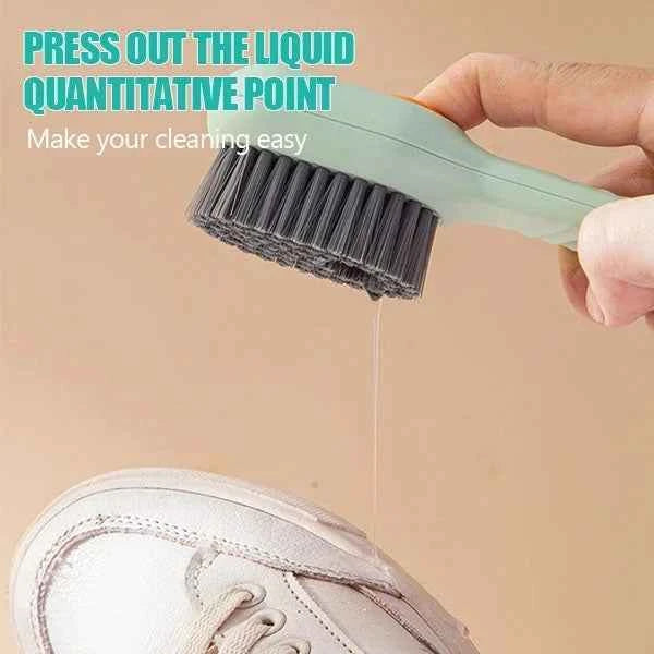 Automatic Laundry Scrub Brush With Soap Dispenser Multifunction Hydraulic Cleaning Brush Shoe Brush