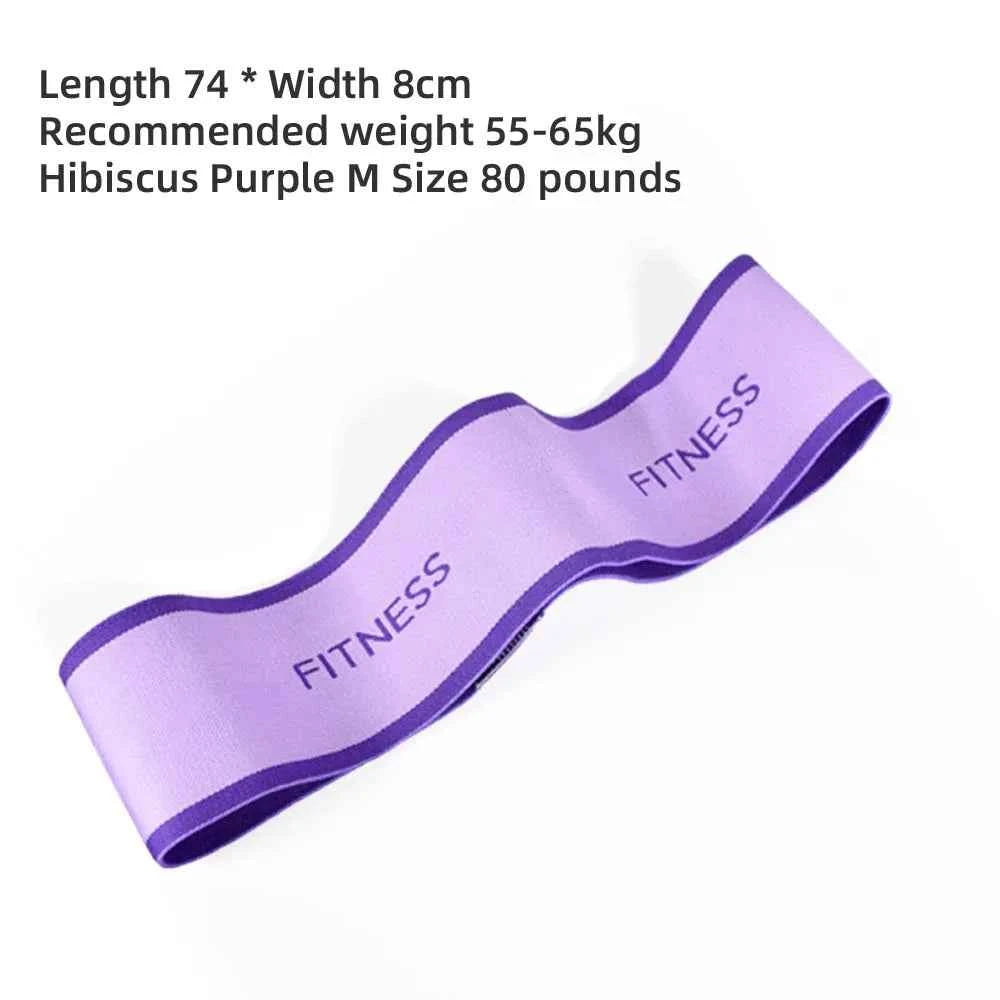 High Quality Peach Hip Loop Leg Fitness Training Loop Elastic Band Tension Band Yoga Squat Resistance Band