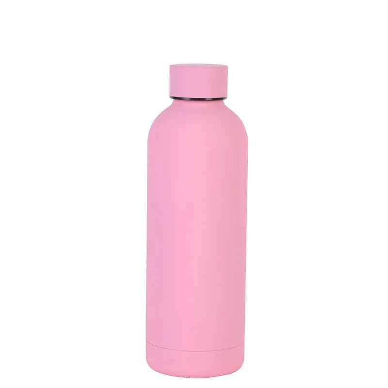 Matte Portable Stainless Steel 1000ml Water Bottle Outdoor Sports Travel Colorful Water Bottle