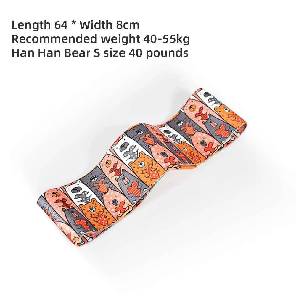High Quality Peach Hip Loop Leg Fitness Training Loop Elastic Band Tension Band Yoga Squat Resistance Band