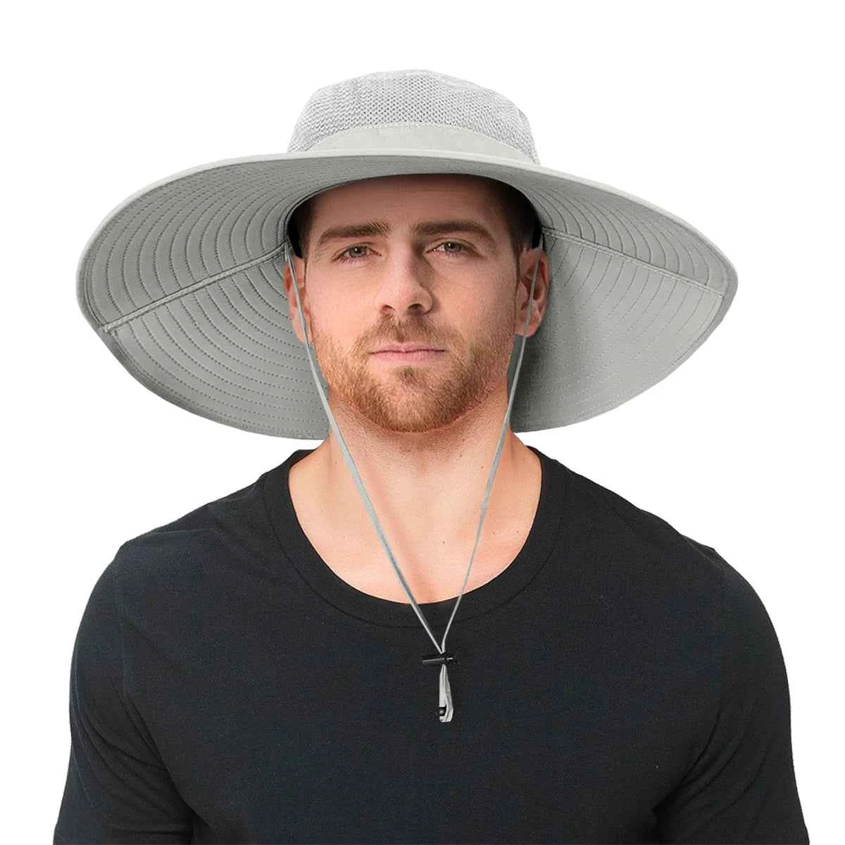 Super Wide Brim Sun Hat UPF50+ UV Protection Waterproof Nylon Bucket Hat Casual Sports Outdoor Travel Activities Fishing Hiking