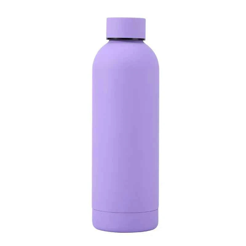Matte Portable Stainless Steel 1000ml Water Bottle Outdoor Sports Travel Colorful Water Bottle